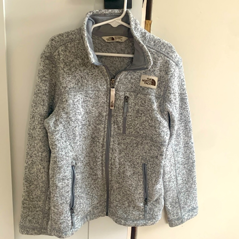 Kids North Face sweater jacket